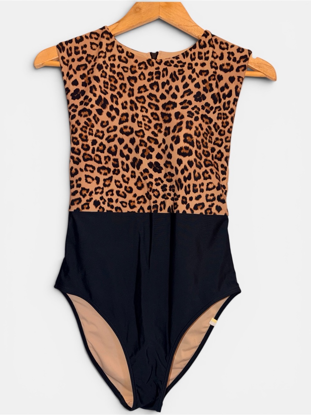 Summersalt Leopard Colorblock Swimsuit